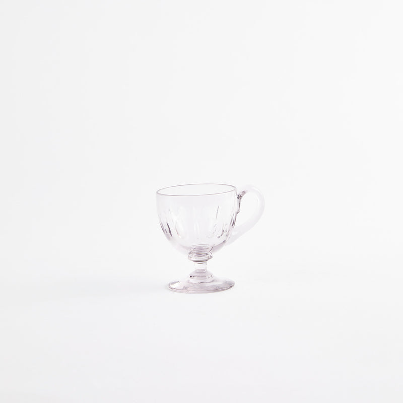 Glass espresso cup.