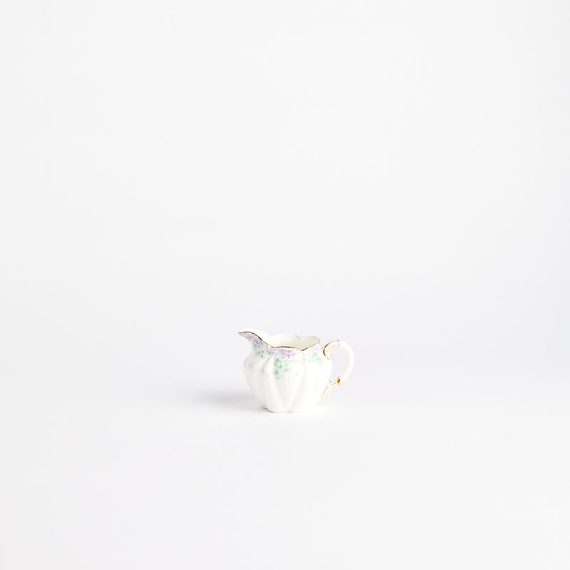 White China jug with floral design.