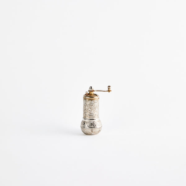 Silver antique shaker.