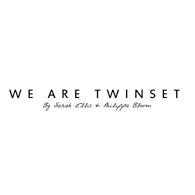We Are Twinset By Sarah Ellis & Philippa Bloom text logo.