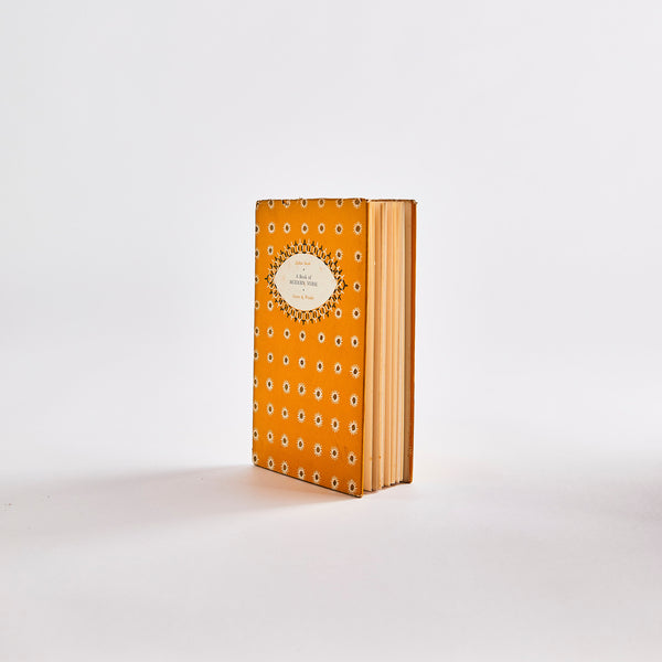 Orange vintage book.