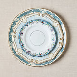 Blue and white mixed vintages plates.