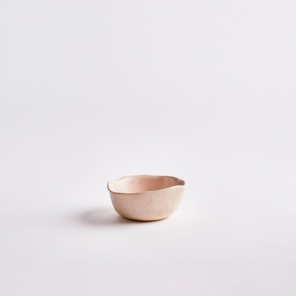 Light pink bowl.