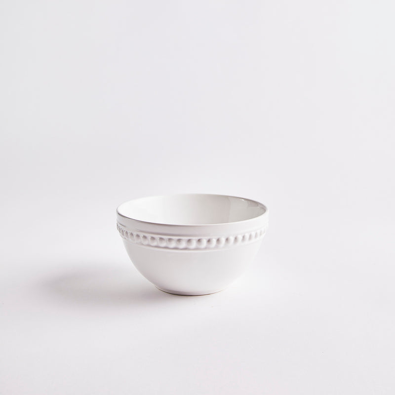 White bowl.