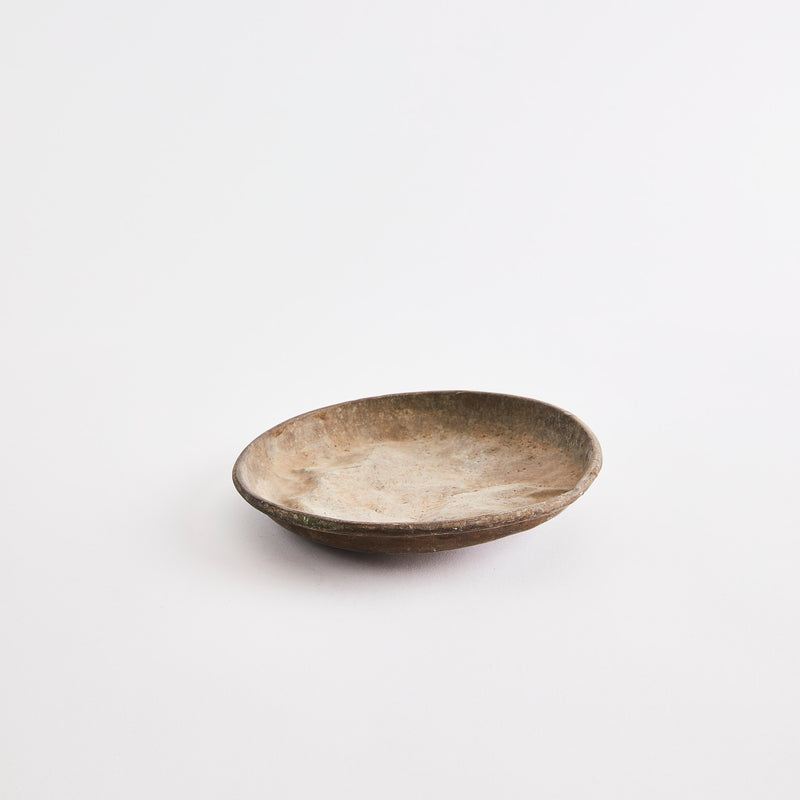 Metal bowl.