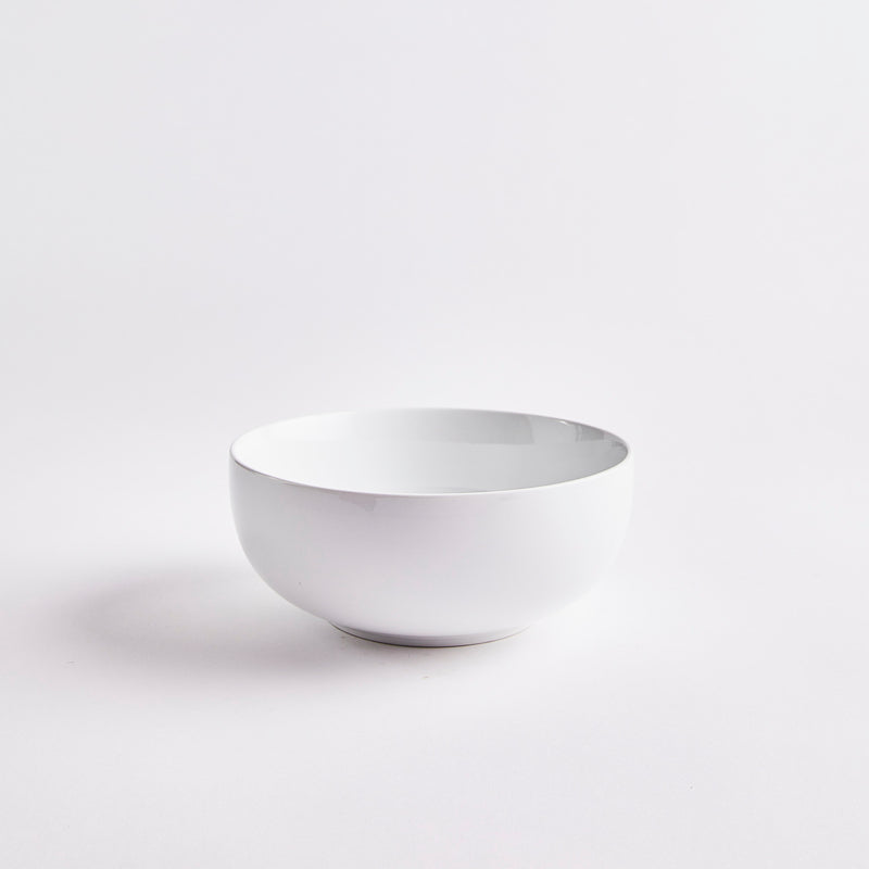 White bowl.