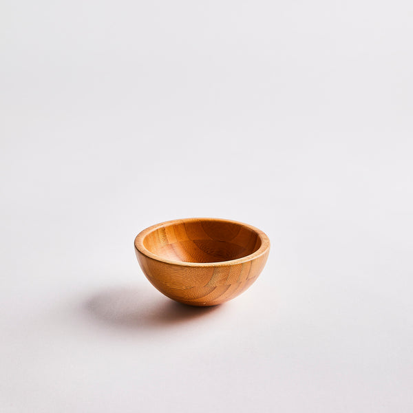 Wood bowl.