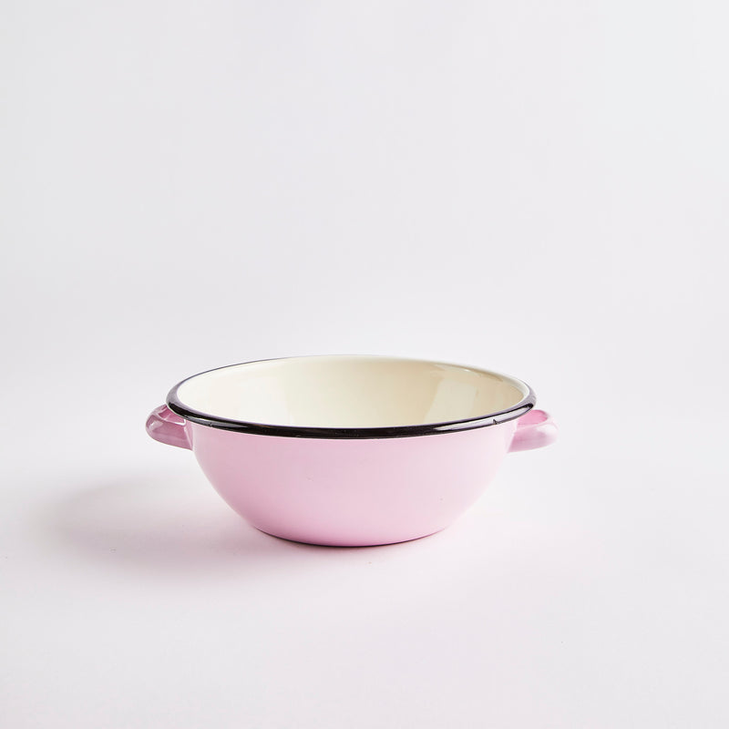 Pink bowl.