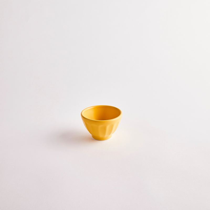 Yellow bowl.