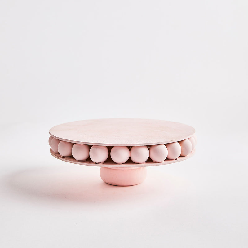 Baby Pink cake stand.