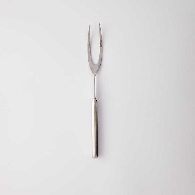 Silver carving fork.