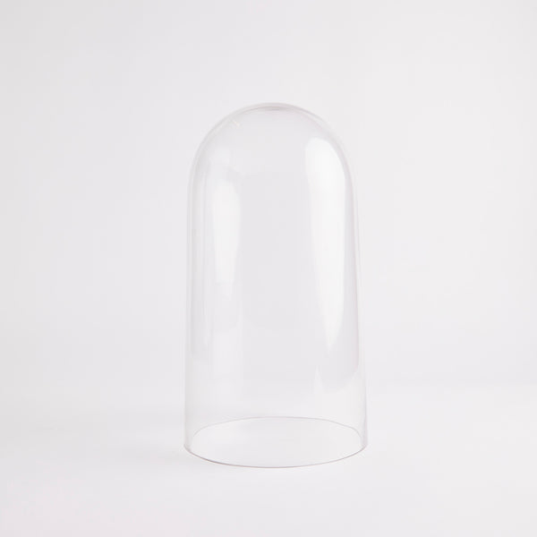 Glass cloche.