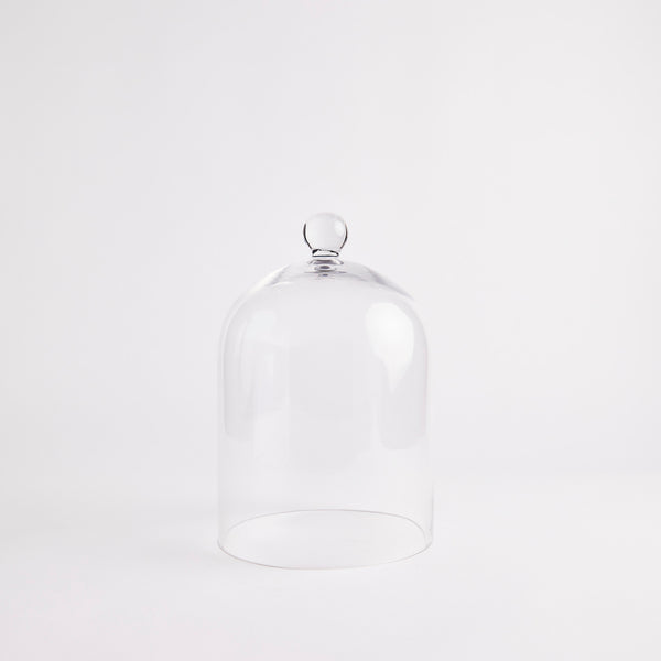 Glass cloche.