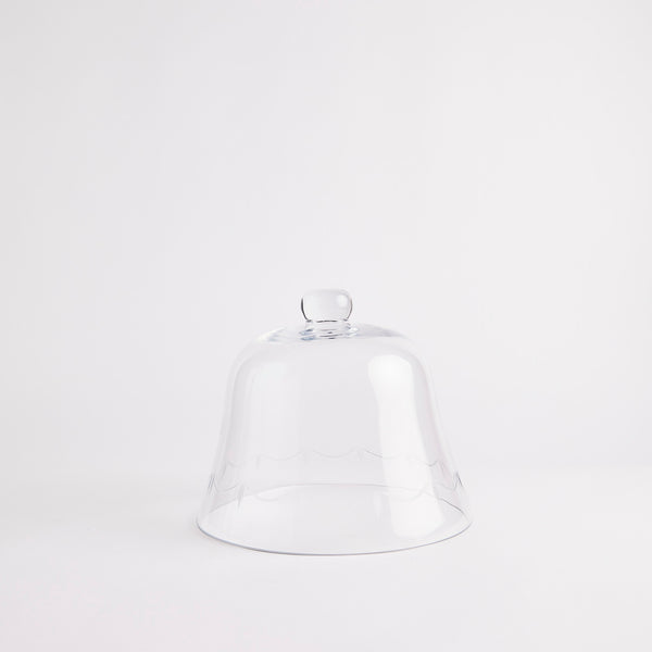 Glass cloche.