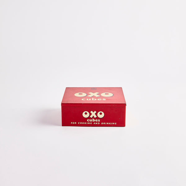 Red Oxo kitchen container.