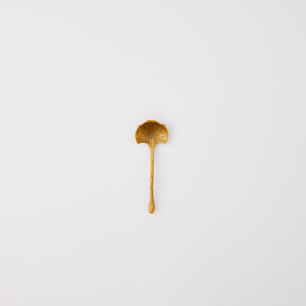 Gold leaf spoon. 