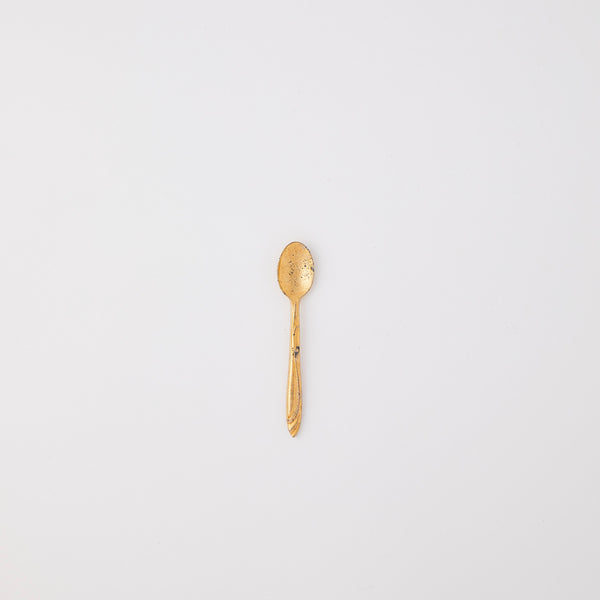 Gold spoon. 