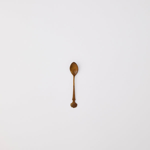 Gold antique spoon. 