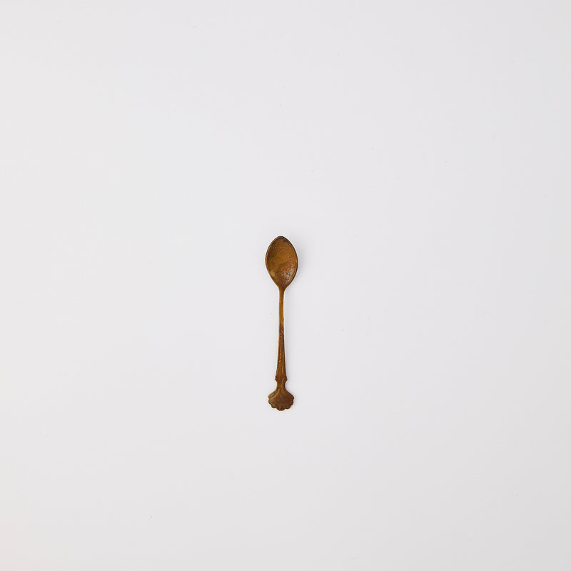 Gold antique spoon. 
