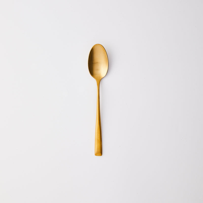 Gold spoon.