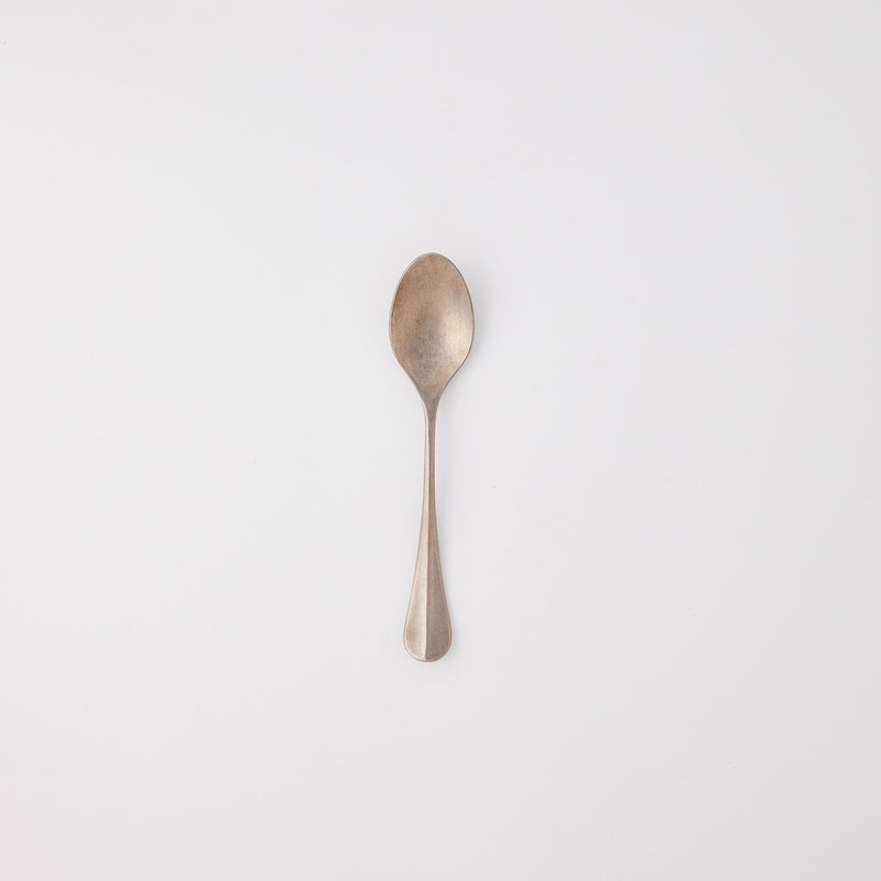 Silver spoon. 