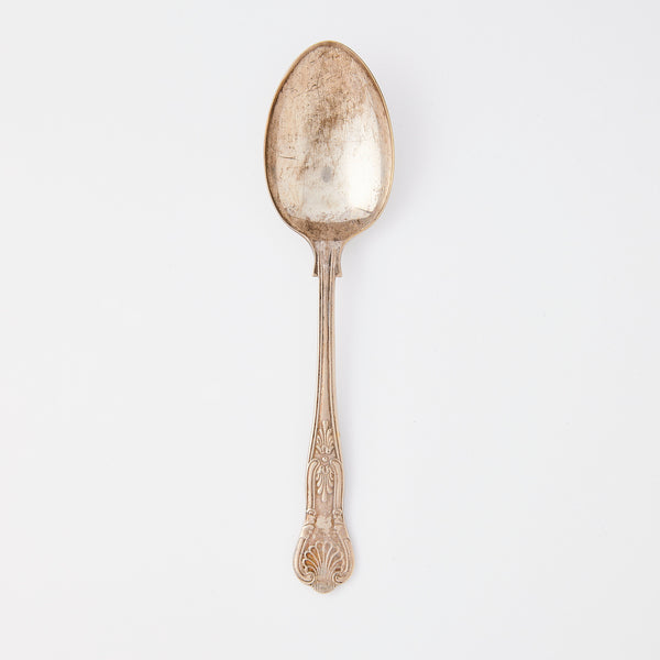 Antique silver spoon.