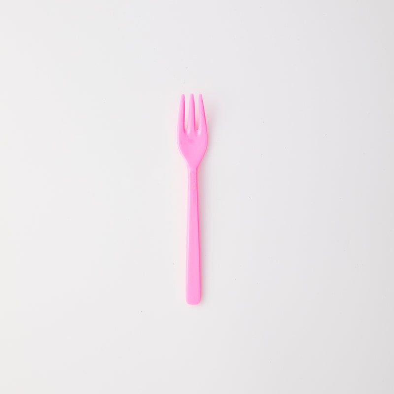 Pink fork.