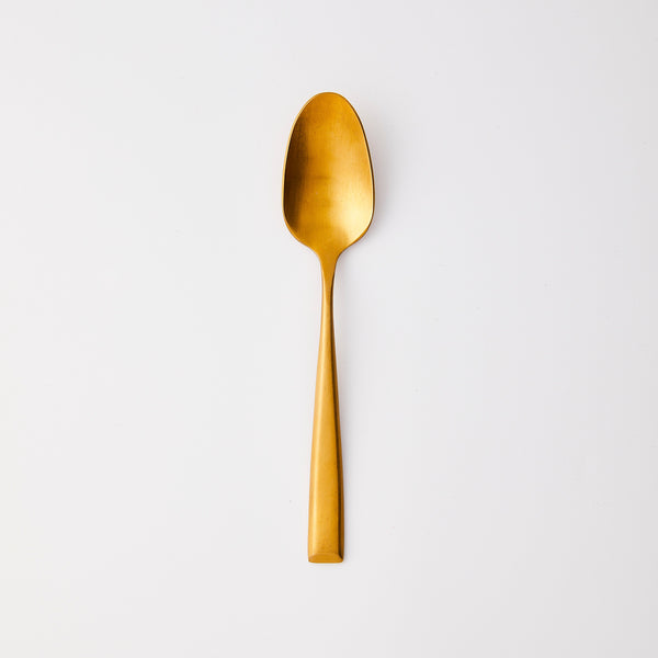 Gold spoon. 