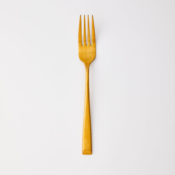 Gold fork. 
