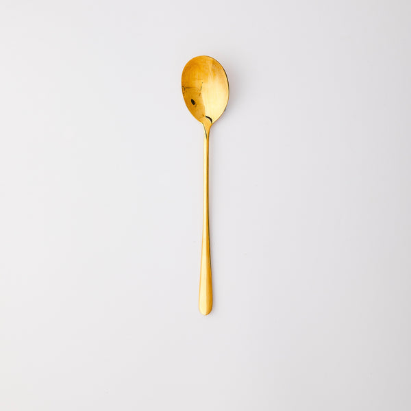 Gold spoon. 