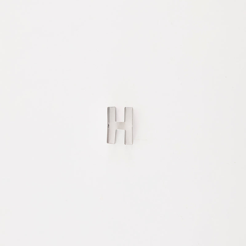 Letter "H" cutter.