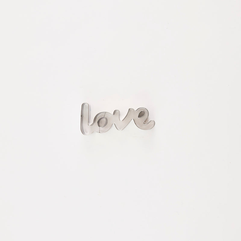 "Love" shaped cutter.