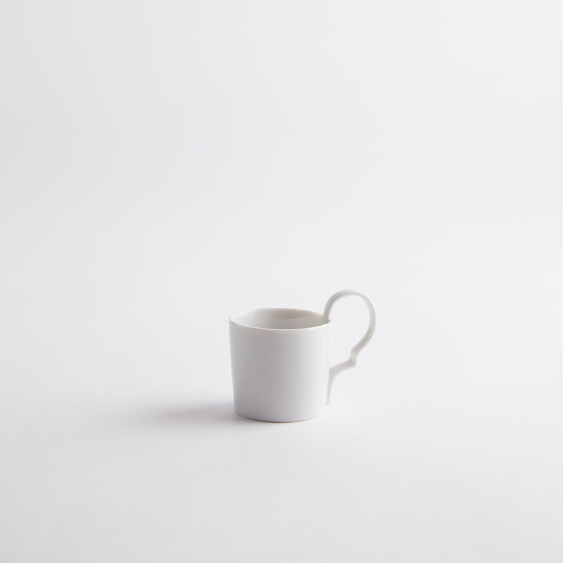 White espresso cup. 