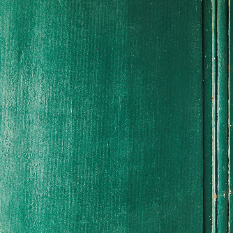 Green door.