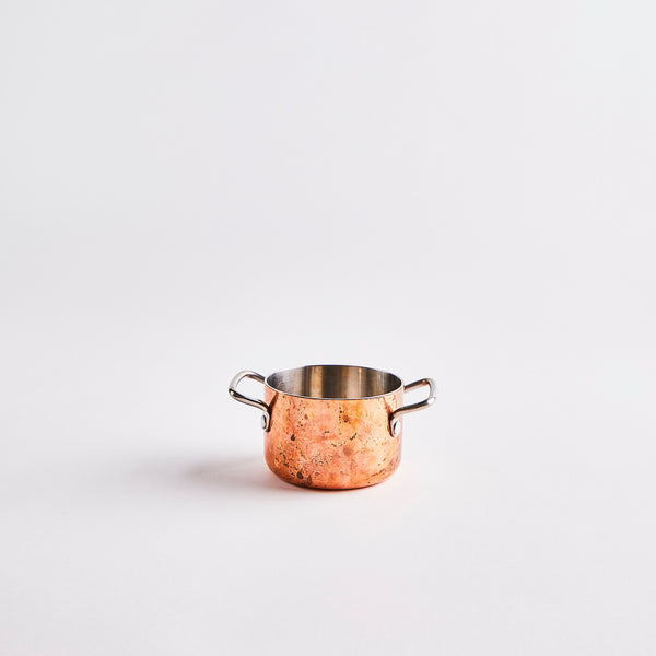 Copper pot.