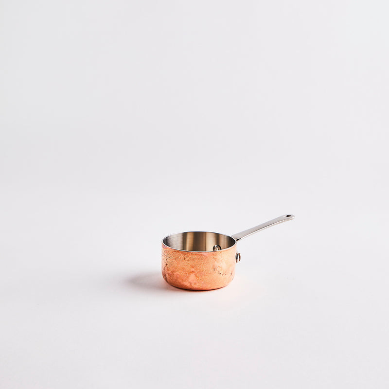 Copper pan.