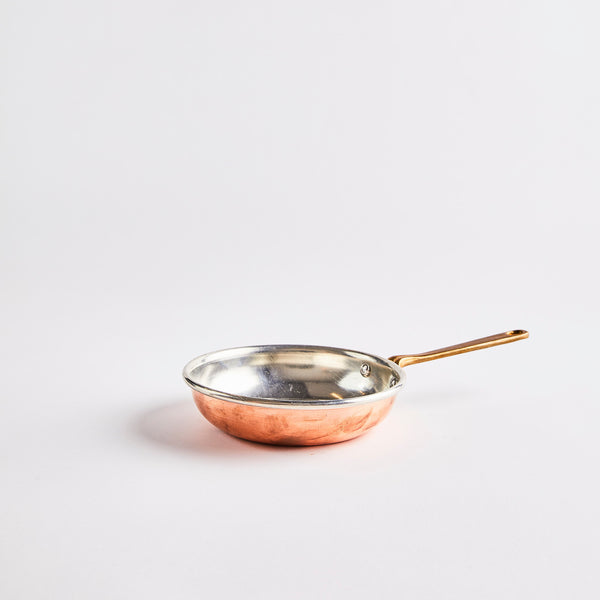 Copper pan.