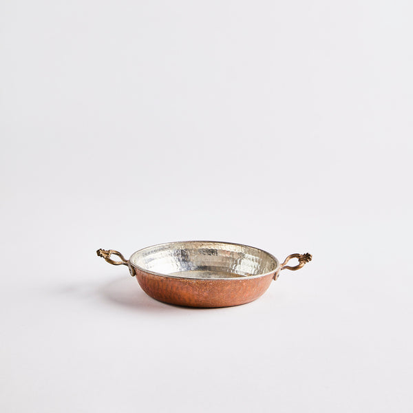 Copper pan.