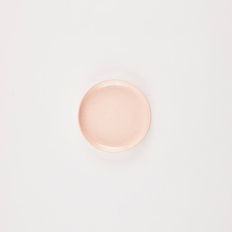 Pink plate.