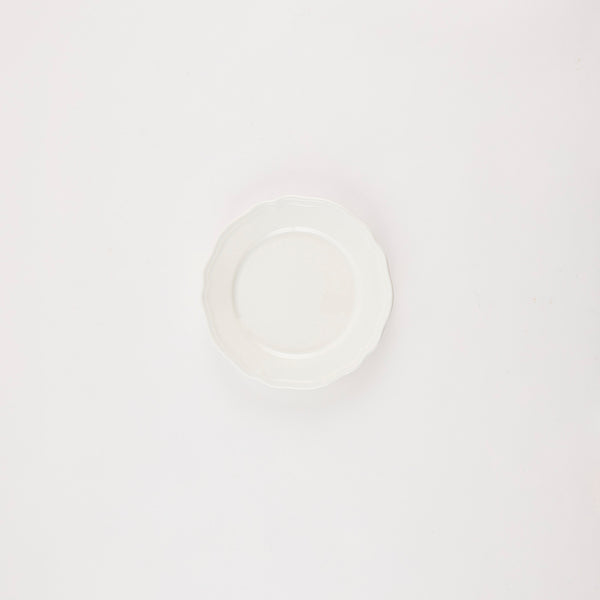 White plate.