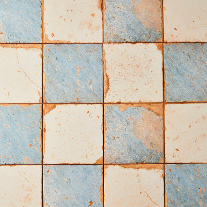 Multi Stained Tile Background.