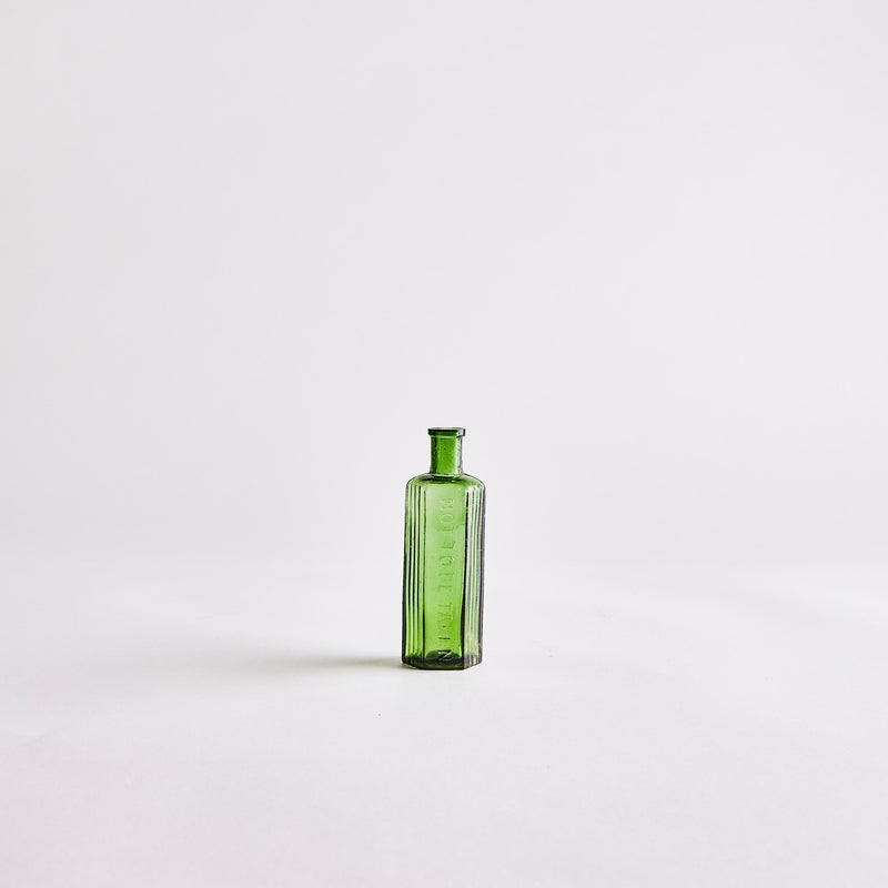Small Green Vintage Bottle.