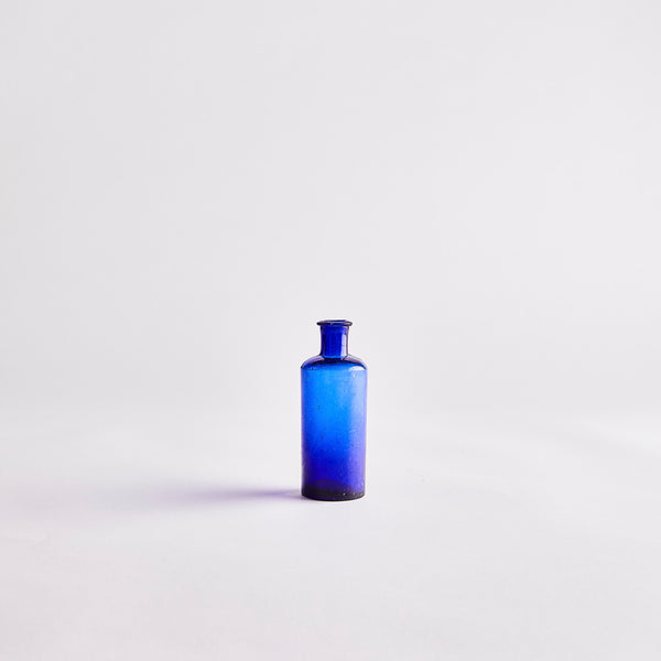 Small Blue Vintage Bottle.