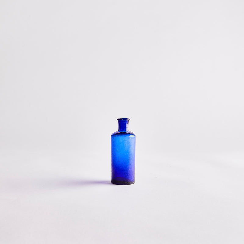 Small Blue Vintage Bottle.