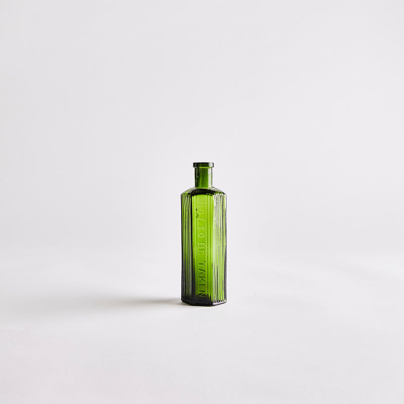 Dark Green Vintage Bottle.