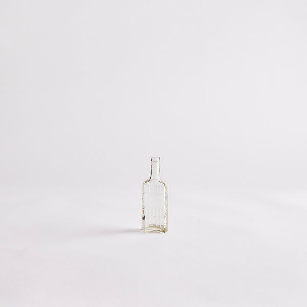 Small Clear Vintage Bottle.