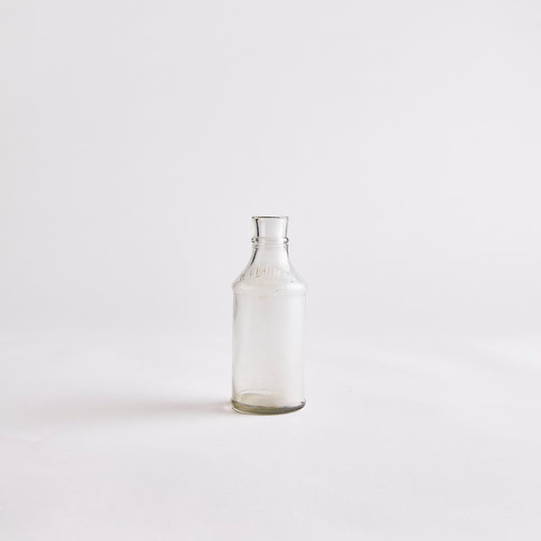 Clear Vintage Bottle.