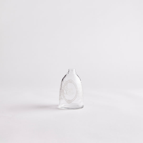 Clear Glass Vintage Bottle.