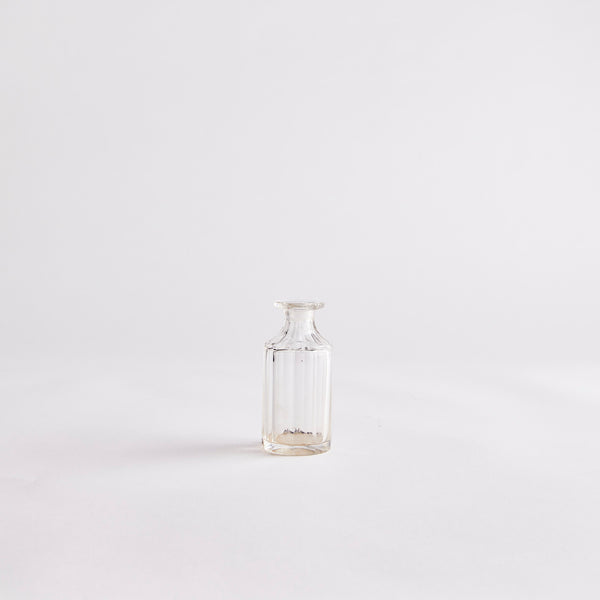 Clear Glass Vintage Bottle.
