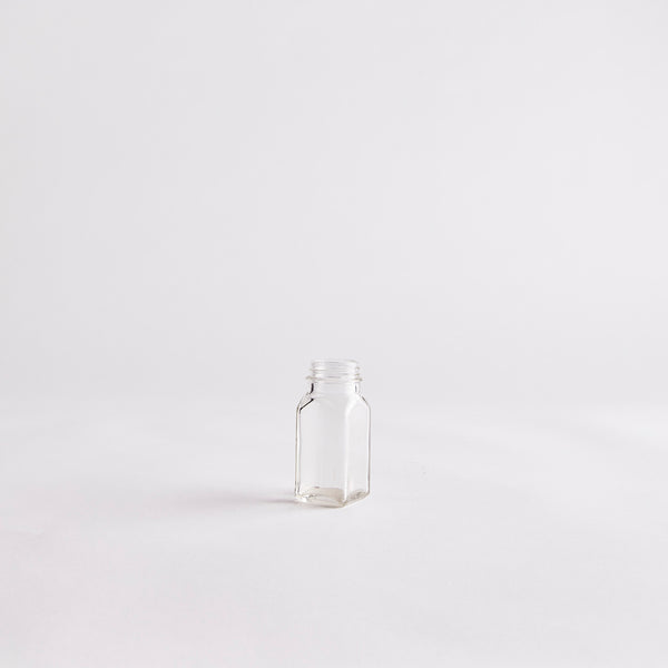 Clear Glass Vintage Bottle.